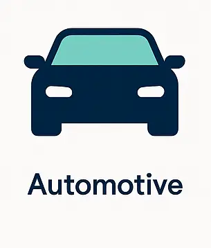 “Automotive industry icon for urgent hotshot part delivery.”