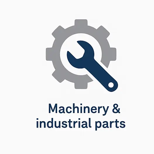 “Industrial machinery parts icon for hotshot freight transport.”