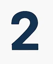 “Number two icon for freight delivery workflow steps.”